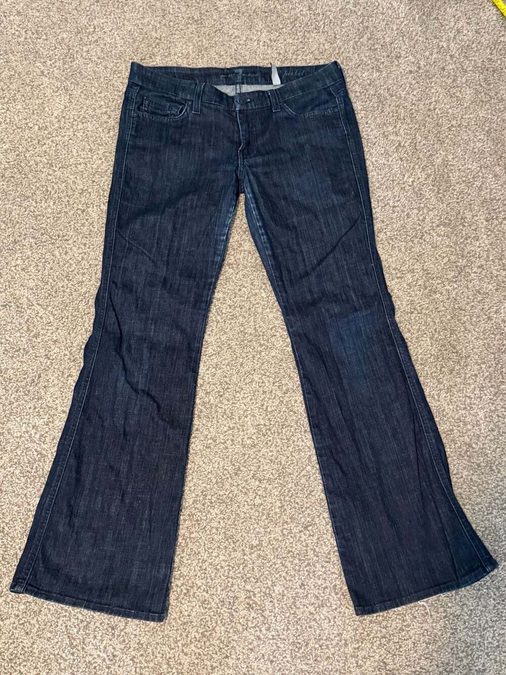 7 For All Mankind The Lexie 'A' Pocket Flare Dark Wash Jeans Size 29
